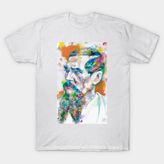 RICHARD FRANCIS BURTON watercolor portrait T-Shirt by lautir